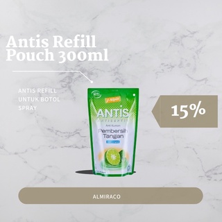 Image of Antis Refill 300ml Hand Sanitizer Spray Jeruk Nipis Original