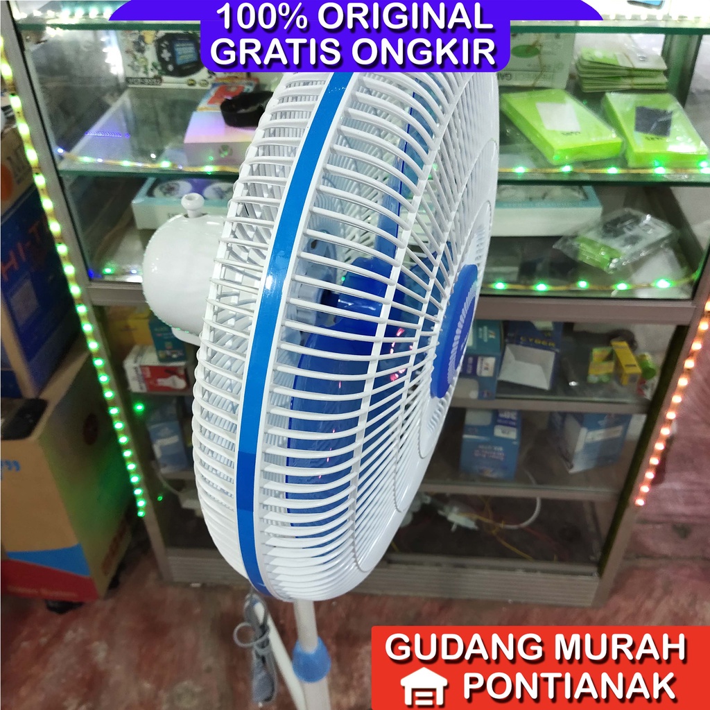 Kipas Angin berdiri Miyako 16inch KAS 1618 B kaki besi 1618B 16&quot; PL stand fan