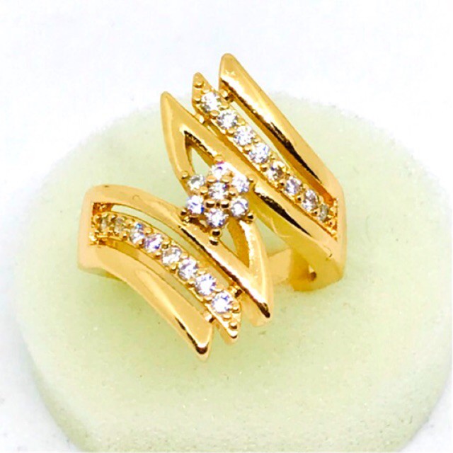 Cincin wanita permata cincin lapis emas cincin perhiasan fasion wanita cincin permata