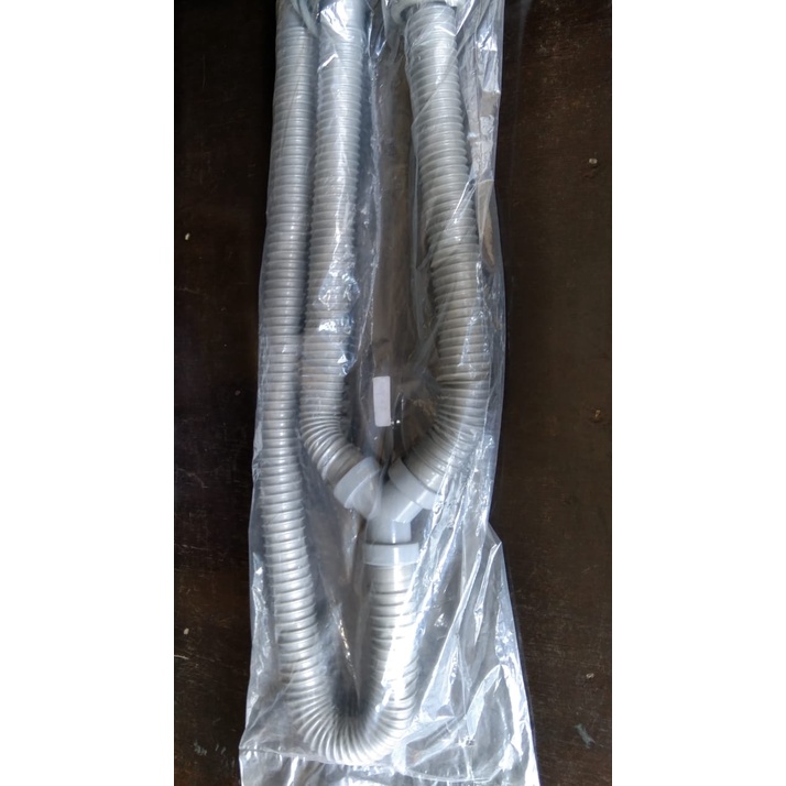 Selang Bak Cuci Piring Double Selang Y  Selang Bak Cuci Piring / Selang Wastafel 2 lobang