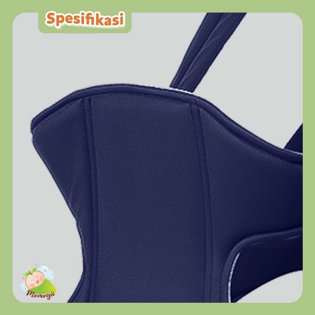 MOMOGII Gendongan Depan Anak Model Kangguru Baby Carrier Hipseat Kualitas Import