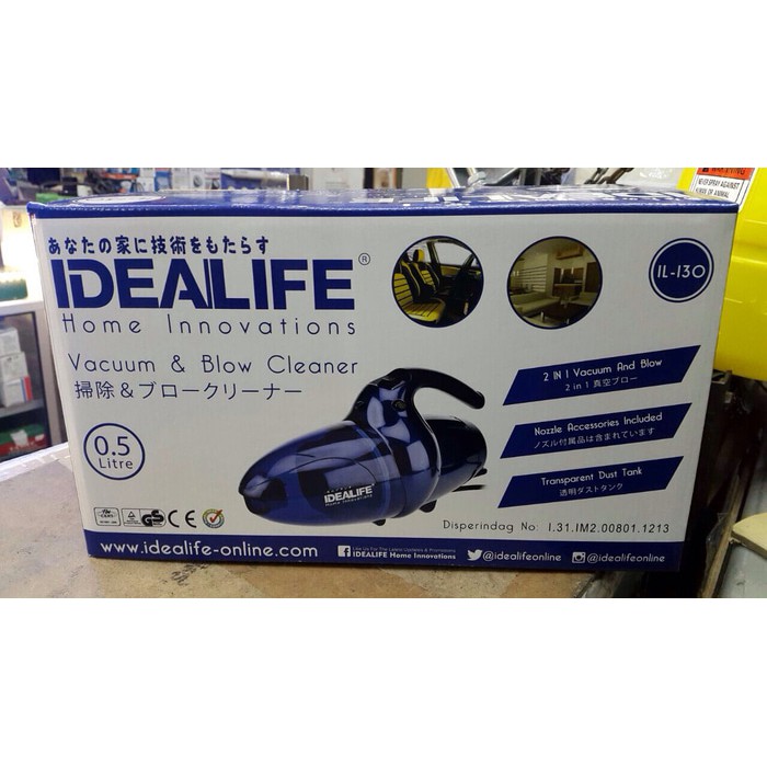 ORIGINAL - Vacum Cleaner Mini Idealife IL-130