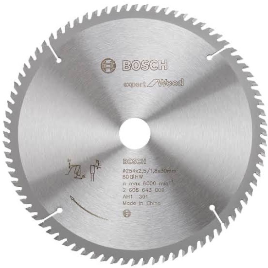 BOSCH Expert For Wood 9 Inch x 60 T Mata Gergaji Circular 9Inch x 60T