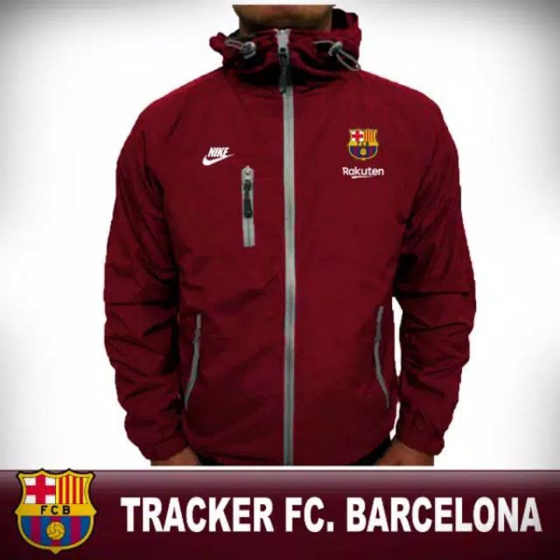 Jaket Bola Jacket Barcelona 2021 Pria Wanita Jaket Barca Tracker Original Murah Cewek Cowok