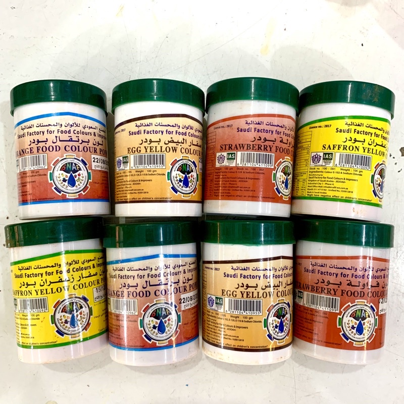 

Saffron Yellow colour powder pewarna nasi bubuk safron bubuk kuning saffron orange saffron strawberry