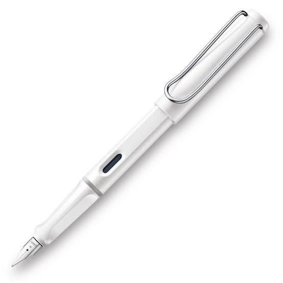 

Pena | Lamy Safari White Fountain Pen Medium Kualitas Terbaik