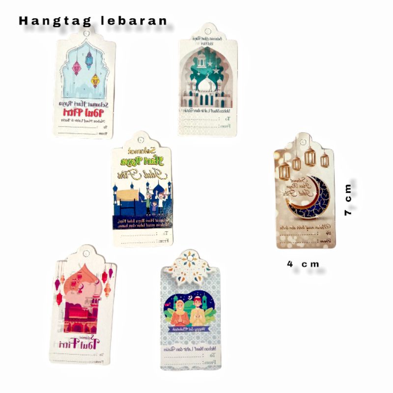 

Hang tag lebaran/kartu selamat/IdulFitri/hampers