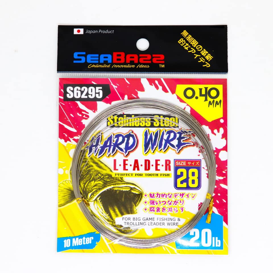 SEABAZZ STAINLESS STEEL HARD WIRE LEADER S6295