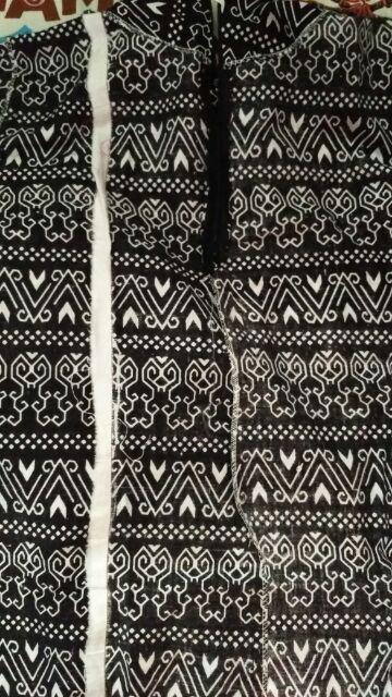 Tunic Batik Motif Bambu M L Xl Xxl