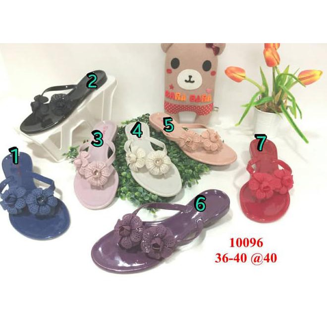 jelly sandal wanita bara bara sendal jepit barabara import 10096