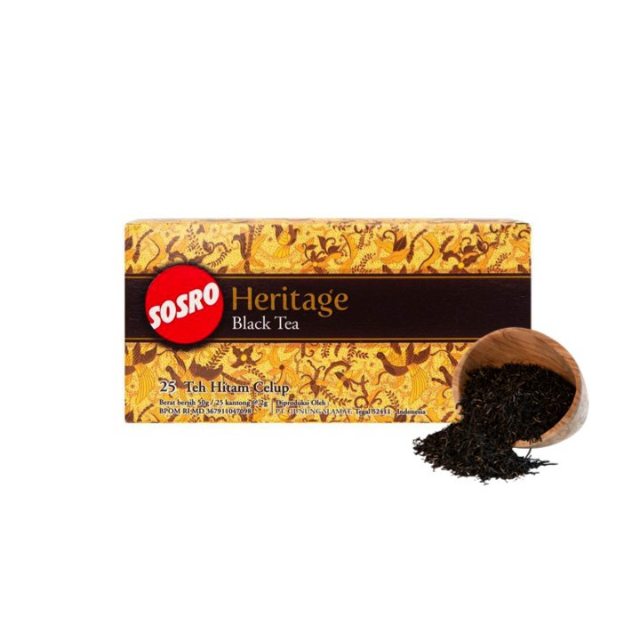 

Teh Celup Sosro Black Heritage 25x2gr