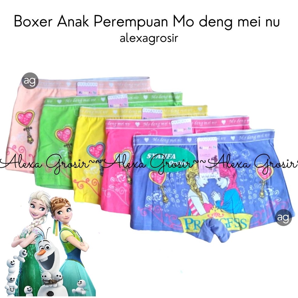 BOXER ANAK PEREMPUAN Import Mo deng mei nu