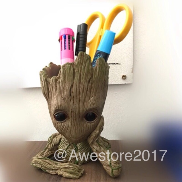 Baby Groot Guardians Of The Galaxy Action Figure Flowerpot Funko Pop