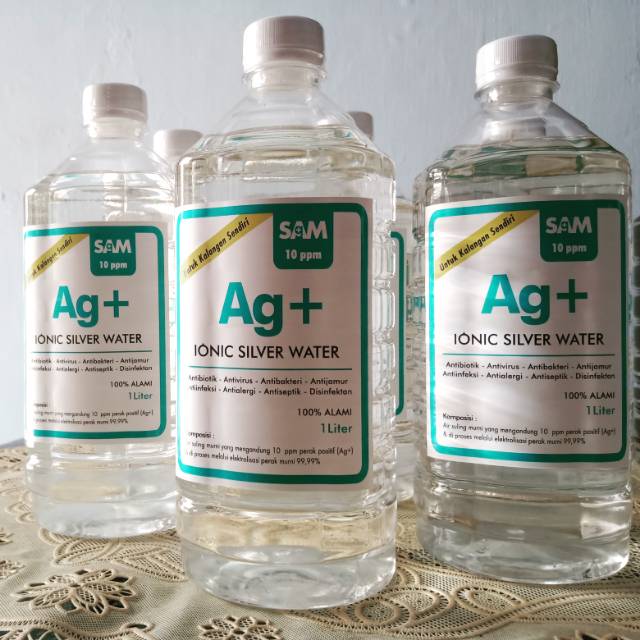 Air Ion Perak (SAM Ionic Silver Water 1 liter)