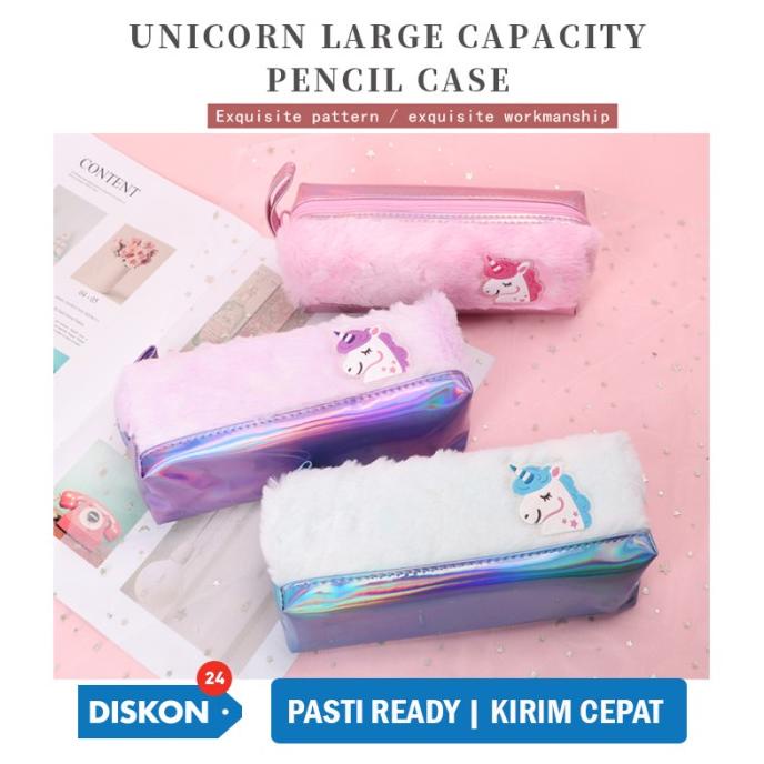 

Big Sale Tempat Pensil / Kotak Pensil - Unicorn Fur Lembut Big Sale