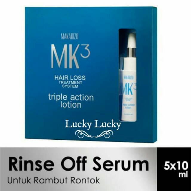 Makarizo MK3 Hairloss Treatment Triple Action Lotion isi 5 Serum