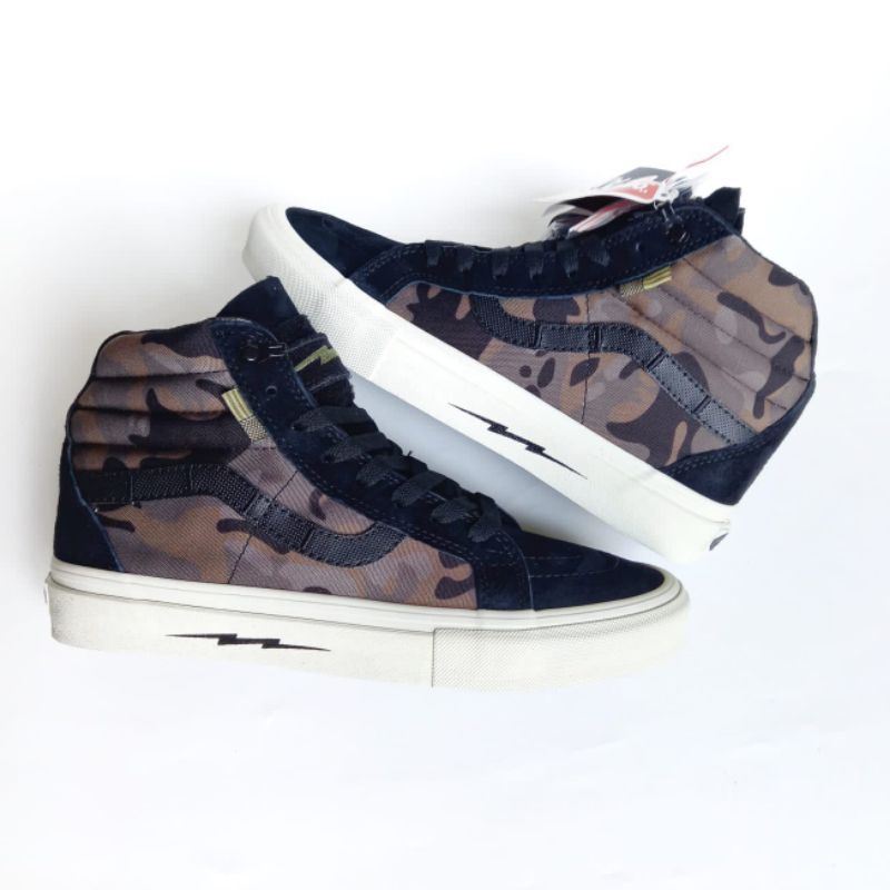 VANS SK8 HI NOTCHBACK DEFCON MULTICAM BLACK