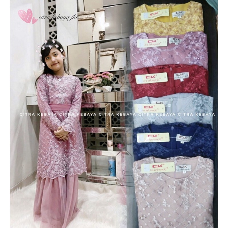 [REAL PICT] GAMIS TILLE ANAK/KEBAYA ANAK/KEBAYA KIDS/KEBAYA ANAK GAMIS/KEBAYA ANAK MURAH