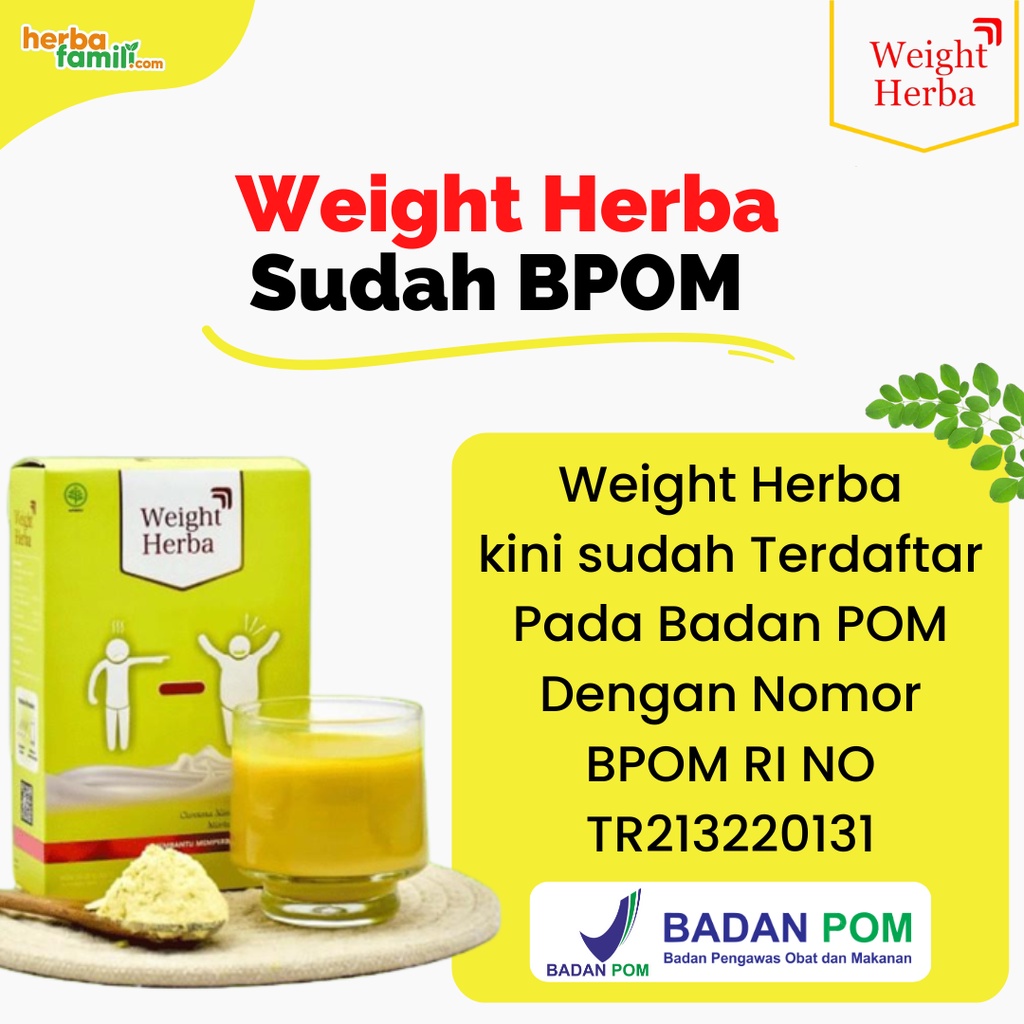 Weight Herba Original | Susu Penambah Nafsu Makan &amp; Berat Badan Penurun Kadar Gula Darah Naikkan BB Menambah Protein Tubuh