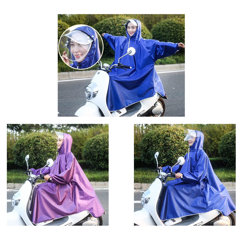RA 02 Jas Hujan TEBAL ORIGINAL Poncho Terusan Jas Hujan Motor Anti Basah Unisex Kualitas Premium