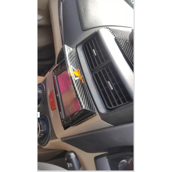 MEWAH.CANOPI-SUN PROTECTOR-ANTI SILAU CARBON HEAD UNIT HONDA HRV-JAZZ-MOBILIO-BRIO SATYA ANTI PECAH-