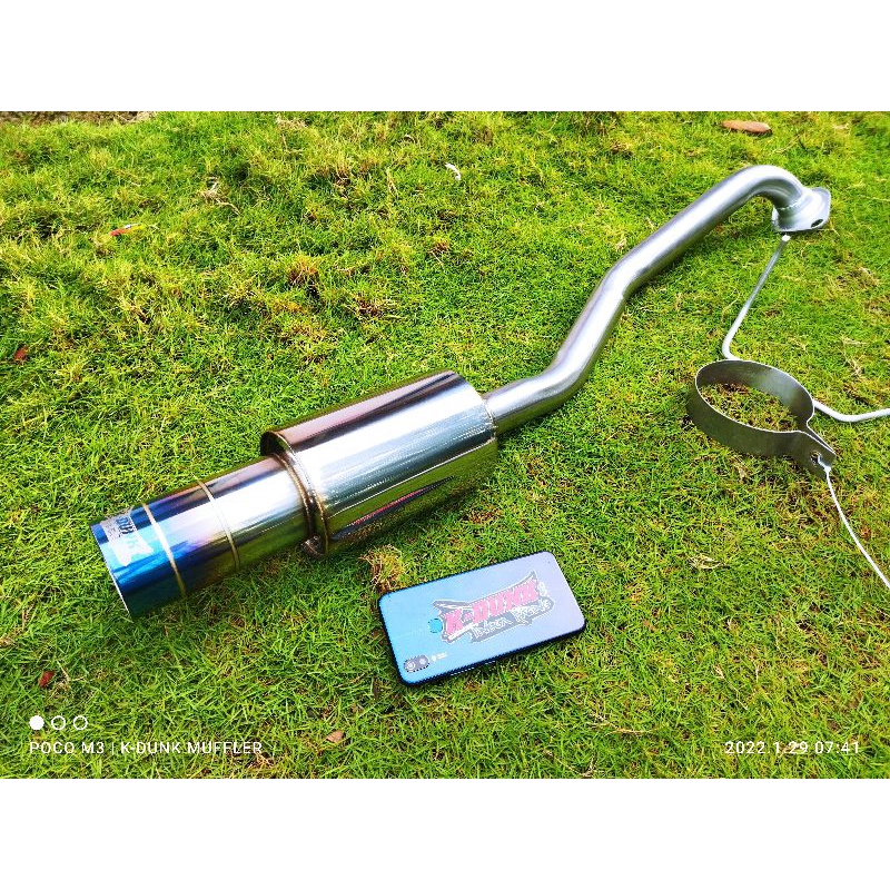 Knalpot racing mobil bolt on honda jazz gk 5