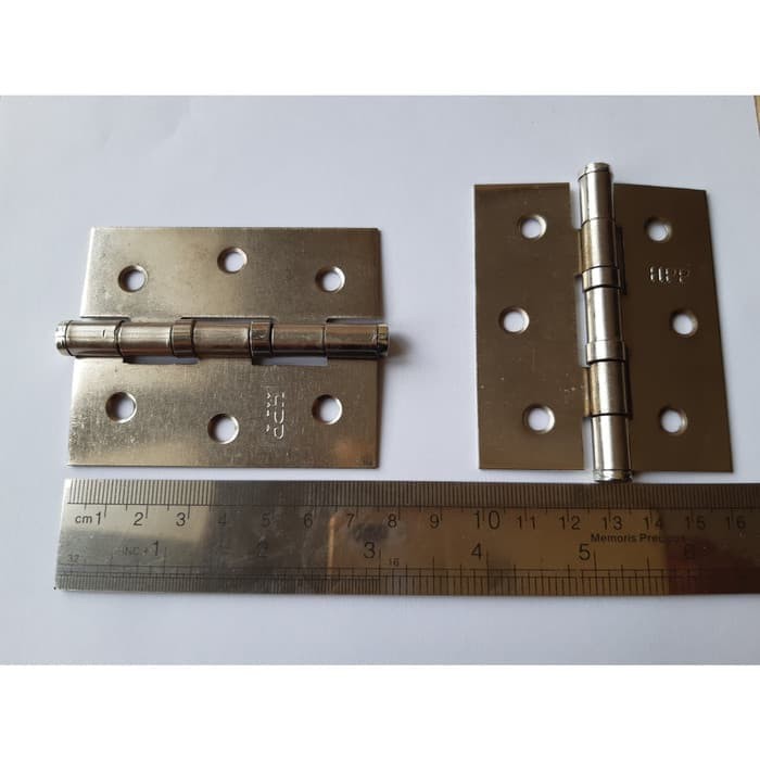 Engsel Pintu 3 inch NIKEL Engsel Pintu Rumah Kamar Jendela Model HPP