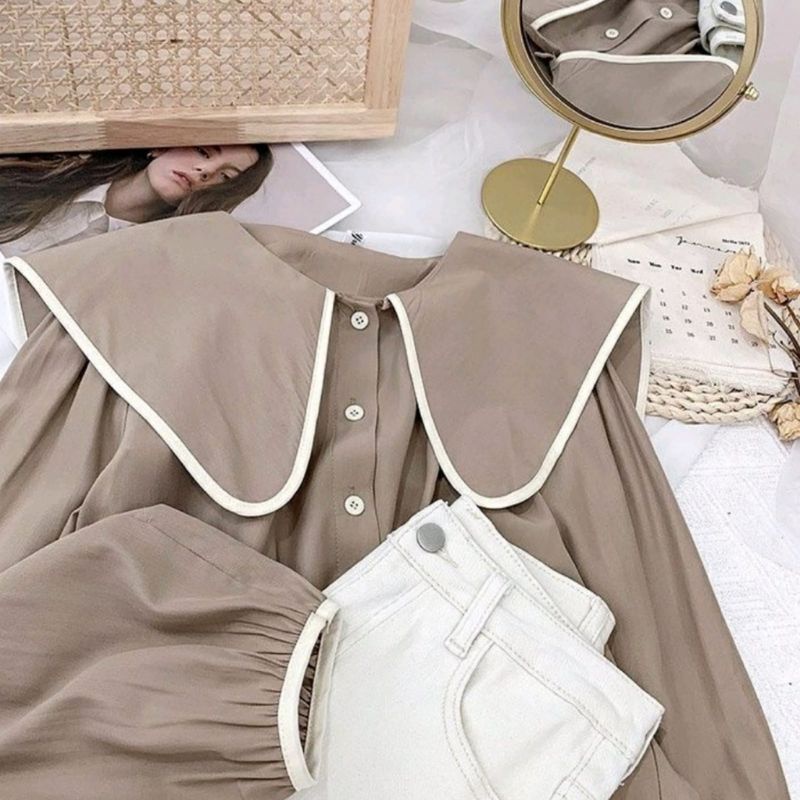 Benet blouse atasan wanita top korean style fashion wanita remaja