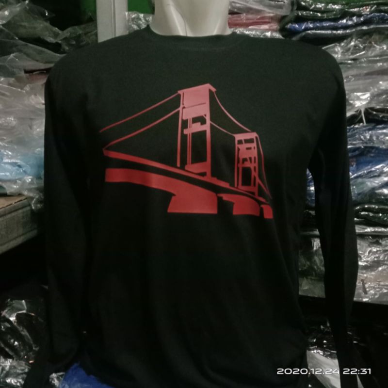 Baju kaos t-shirt Jembatan Ampera // kaos Palembang // kaos wong kito Galo // kaos ikon