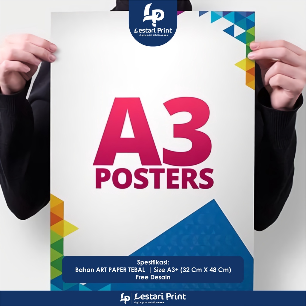 Jual POSTER CUSTOM ART PAPER TEBAL 260 GSM A3+ (32CM X 48CM