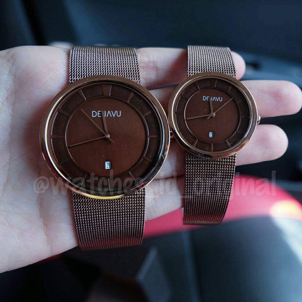 Jam Tangan Dejavu 2823 BJ Original (Brown)