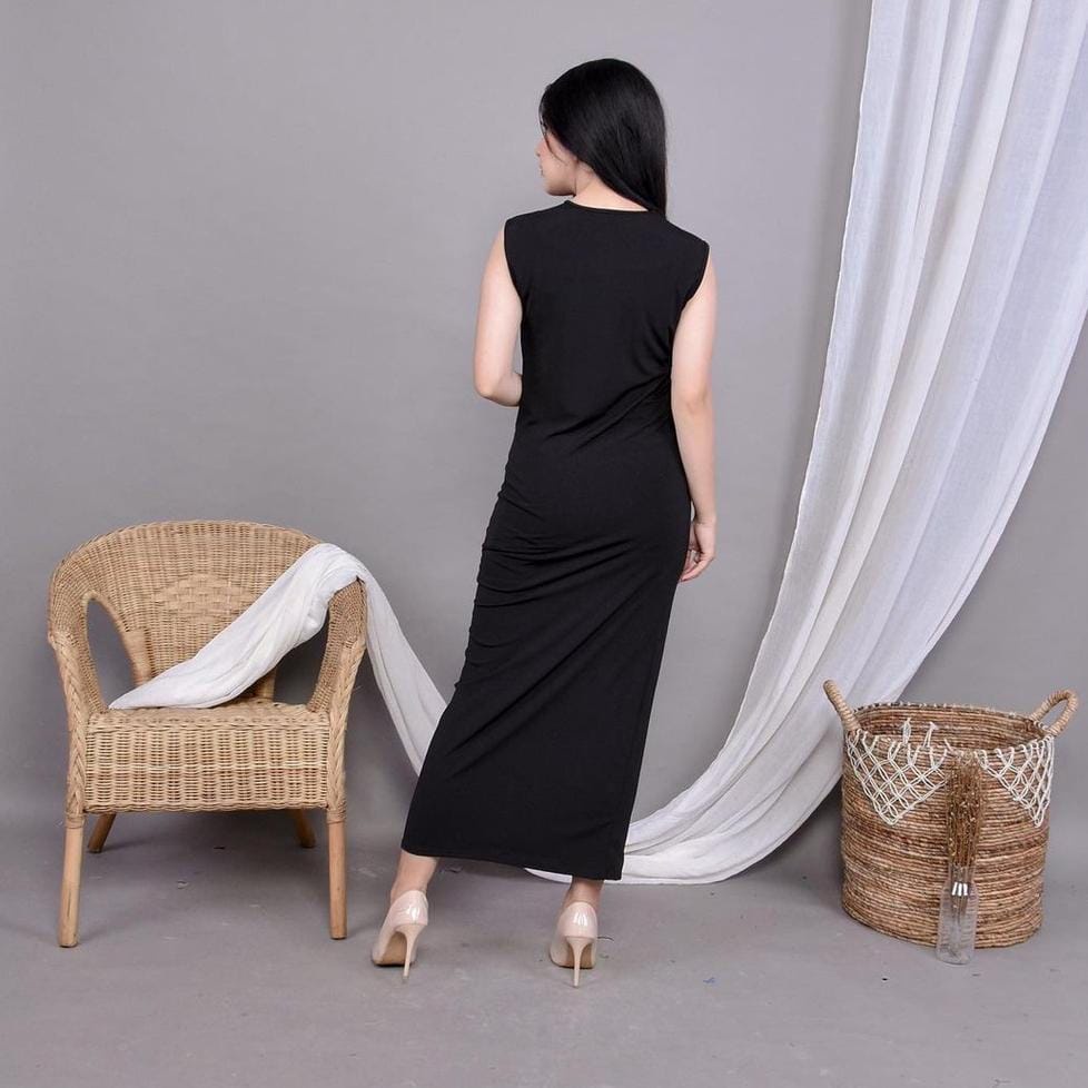 Inner dres Gamis Basic Dress Daleman Gamis Polos  Inner Dress sleveless  Inner Dress  tanpa lengan