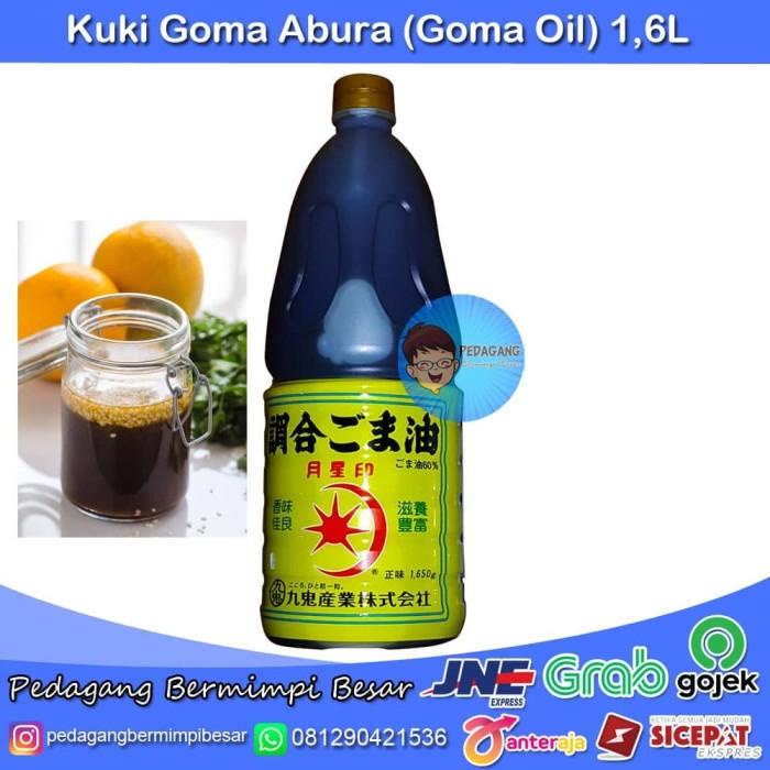 

Kuki Goma Abura 1,6L | Kuki Goma Oil | Kuki Sesame Oil | Minyak Wijen Best Seller