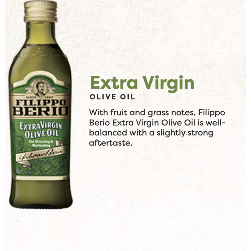 Filippo Berio Extra Virgin Oil