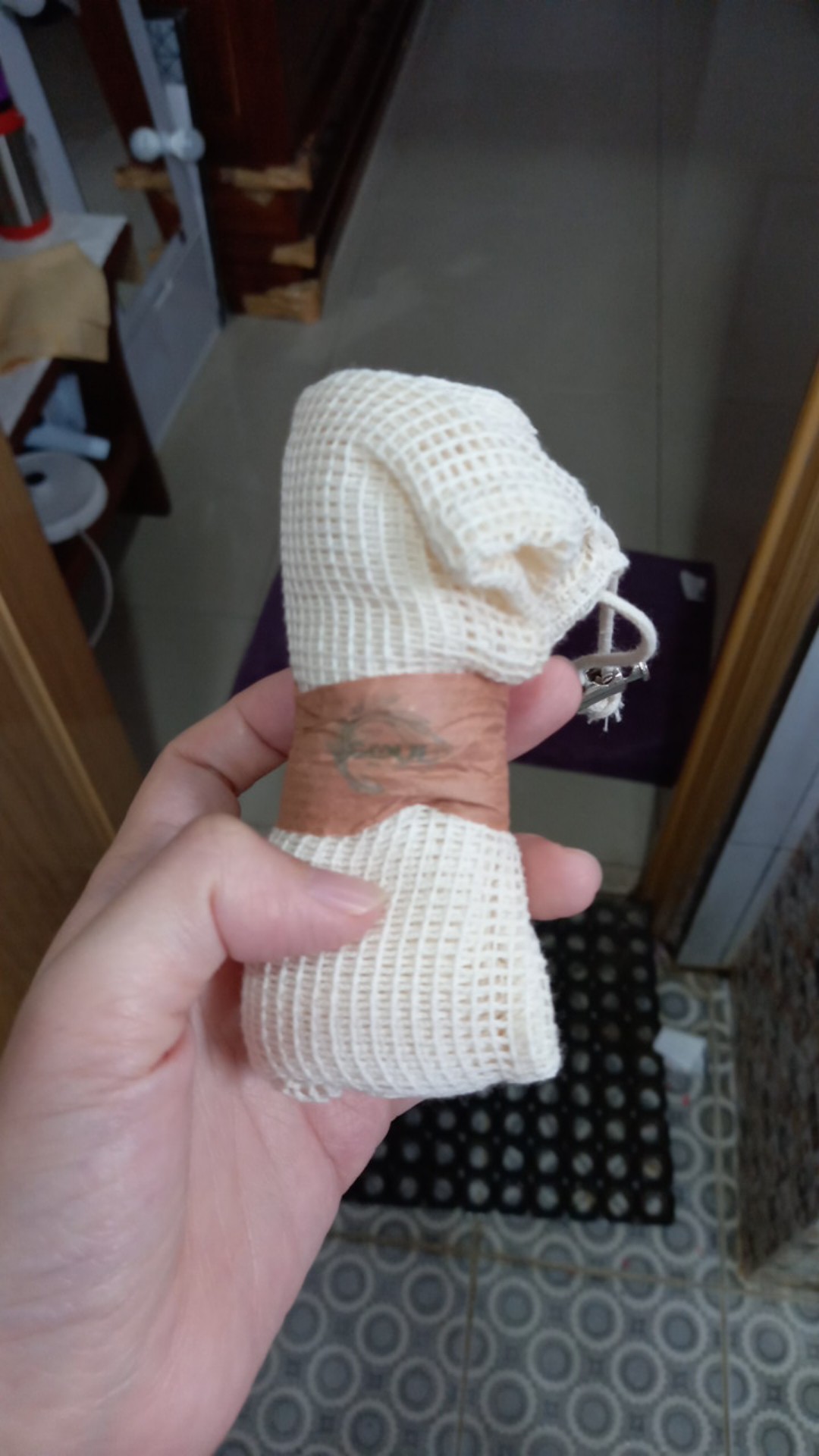 Kantong Belanja Kiloan Buah Sayur / Cotton Shopping Mesh Bag / Kantong Jaring