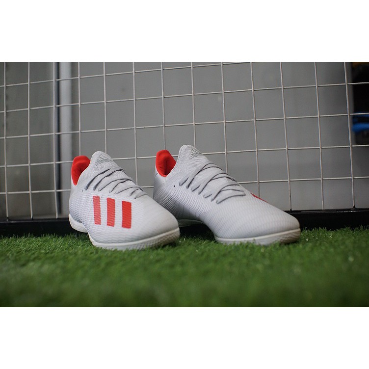 Sepatu Futsal Adidas X Tango 19.3 IN Silver Metallic/Hi-Res Red/White  Original BNIB