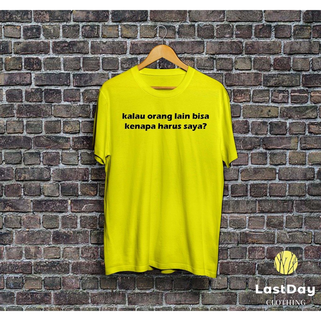 KAOS DISTRO MURAH/PRINTED/CUSTOM/KAOS KATUN BERKUALITAS / KNP HRS SY