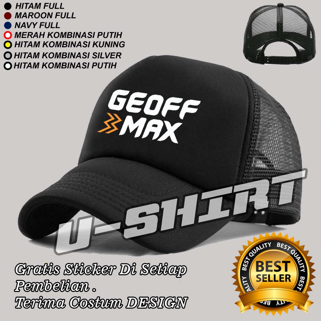 TOPI JARING GMX MURAH TERBARU PRIA&WANITA DISTRO U-SHIRT
