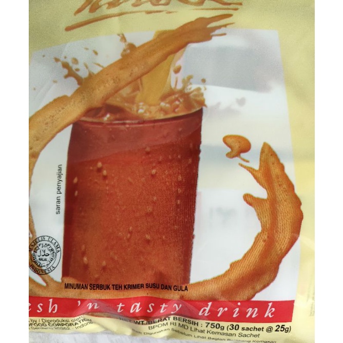 Max Tea Tarik/Teh Tarik berisi 30 sachet