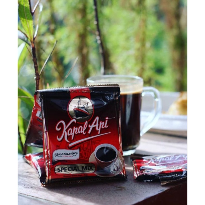 kopi kapal api special mix isi 10 sachet / kopi hitam bubuk 1 renteng