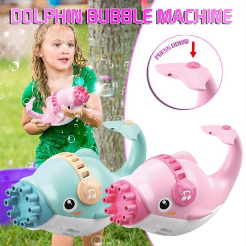 DOLPHIN GATLING BUBBLE GUN MACHINE 9959A