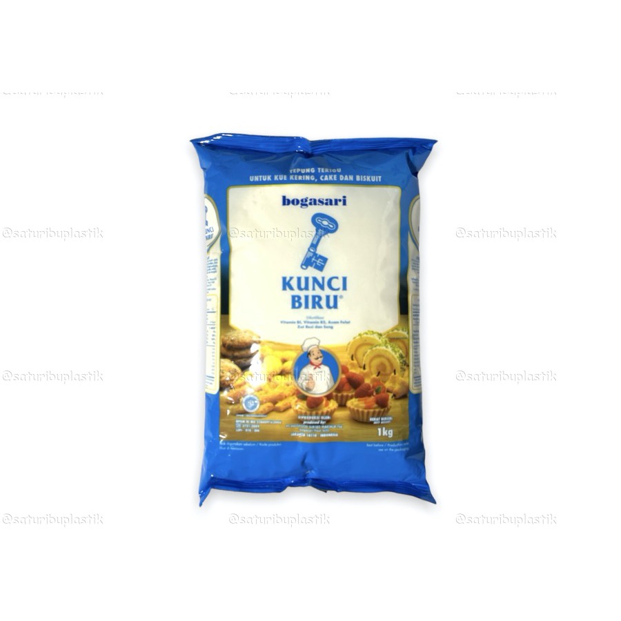 

Terigu Kunci Biru 1 Kg Protein Rendah Premium dari Bogasari @1kg