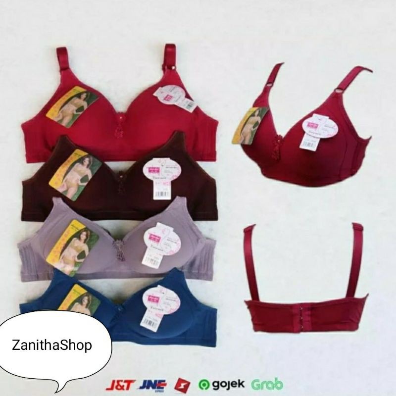 bh jupe busa tanpa kawat kancing 3 cup besar/ bh wanita cup jumbo