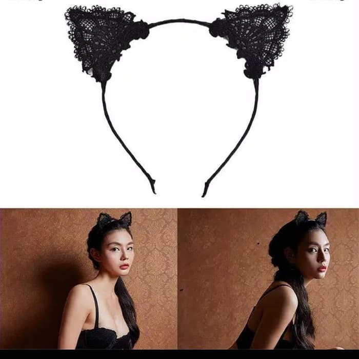 Grosir (SSC) Bando Kucing/ Cat woman Aksesoris Bando Kuping Kucing Premium Termurah