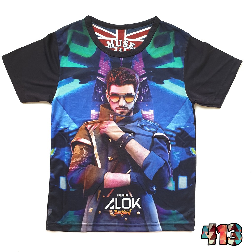 MUSE Kaos Anak Laki motif Free Fire PUBG