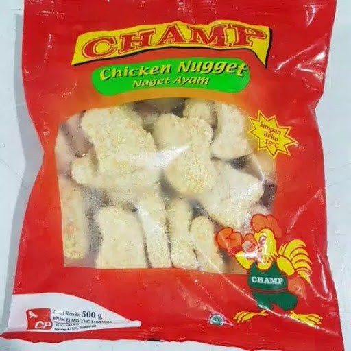 

Champ Chicken Nugget / Naget Ayam 500gr