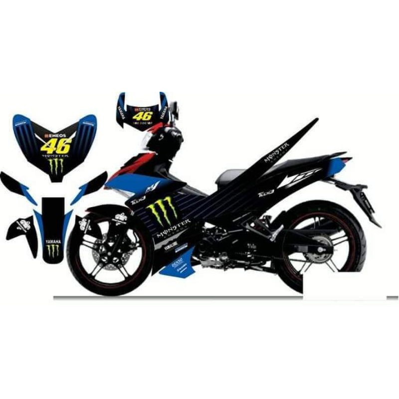 decal MX king / decal motor mx king / striping MX king / stiker motor MX king