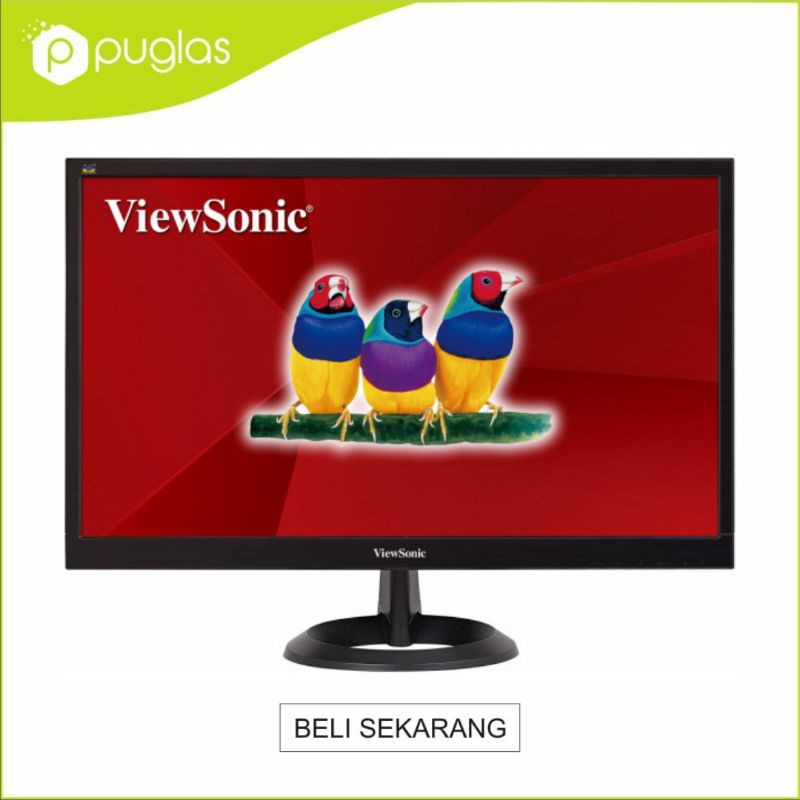 Monitor LED Viewsonic VA2261-2 FHD 22" Inch VGA For Komputer PC