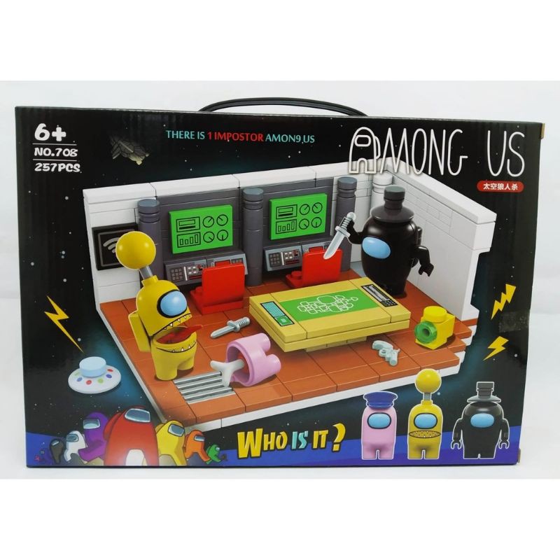 Mainan AMONG US  Renzaima  Diorama Set Action Figure Mainan Brick