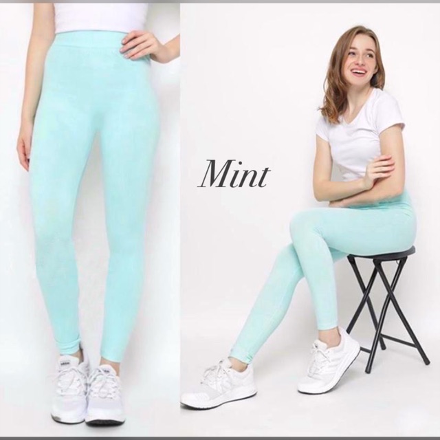 Harga PROMO Legging Polos Highwaist Fit to S-XXL